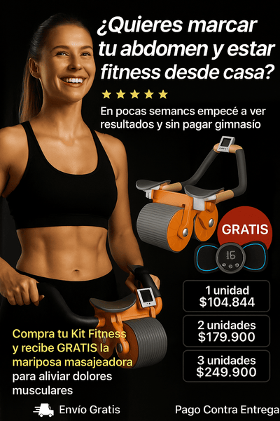 Combo Rueda Abdominal + Masajeador Marip