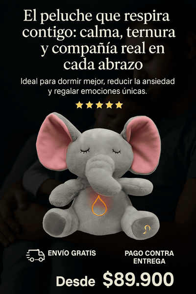 PELUCHE DE ELEFANTE QUE RESPIRA