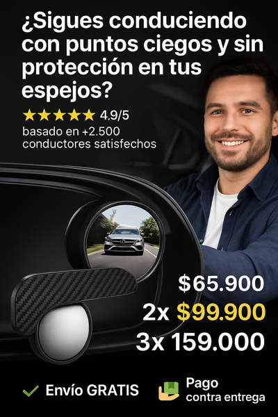RETROVISOR 2 EN 1 CARBON FIBER DROPS