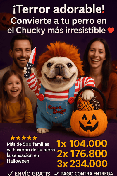 Disfraz Mascotas Chucky Halloween C2002
